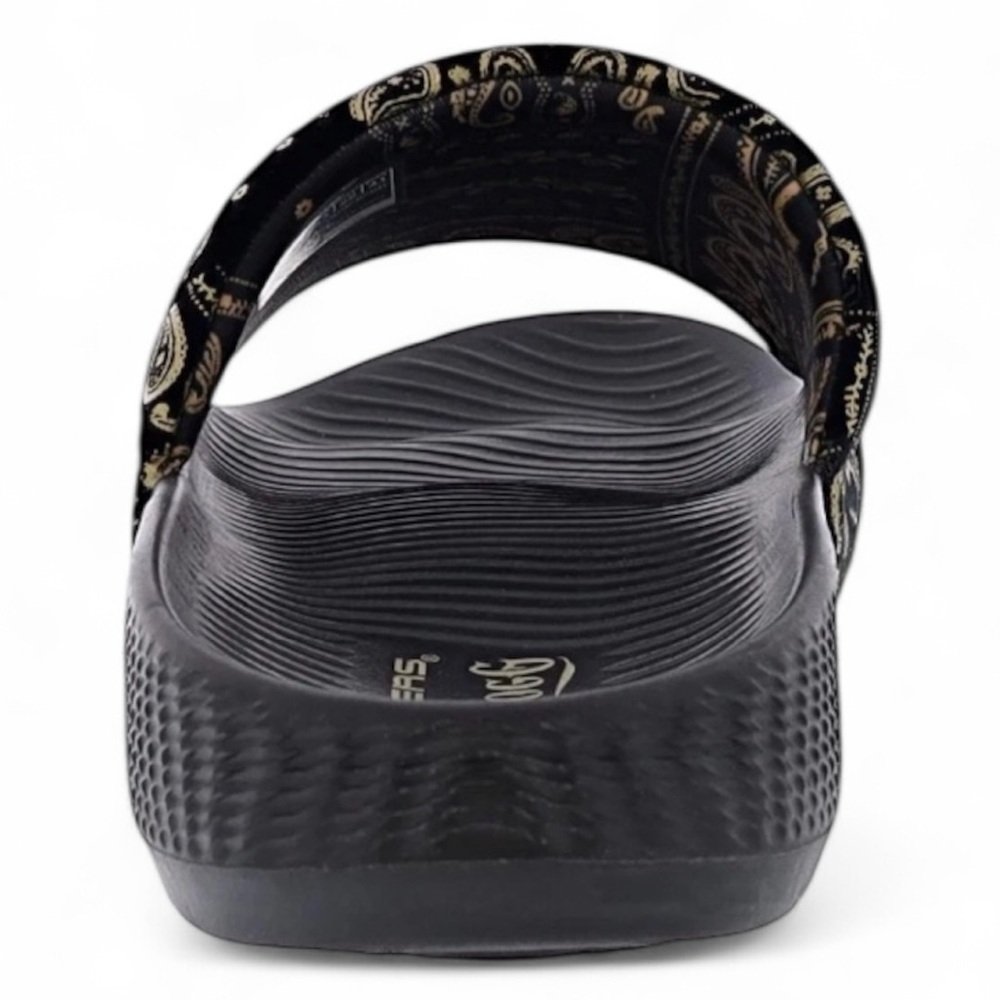 SKECHERS X SNOOP DOGG: LOW SLIDER- VELVET PAISLEY MEN'S SANDALS NWOB - Picture 4 of 5